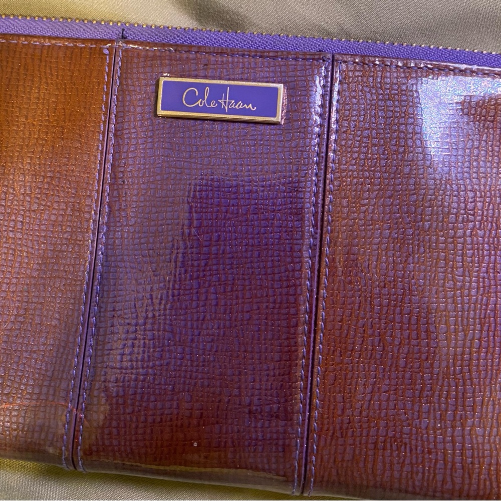 Cole Haan Purple Continental Wallet - Picture 3 of 7